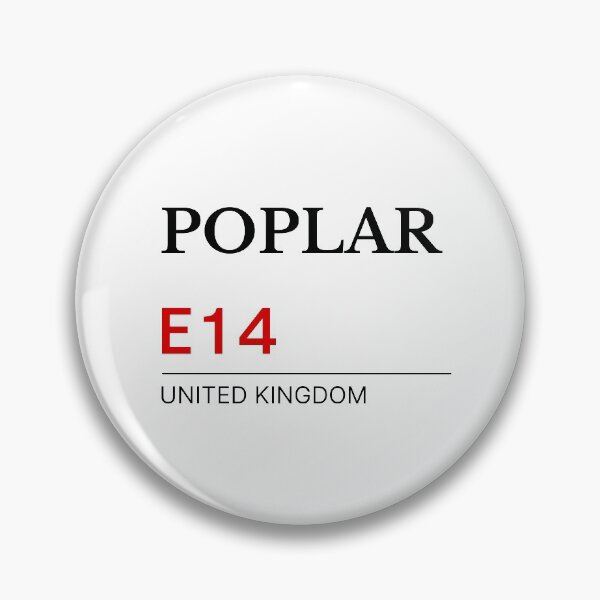 Item preview, Postcode Poplar E14 United Kingdom designed and sold by Yayatachdiyat0.