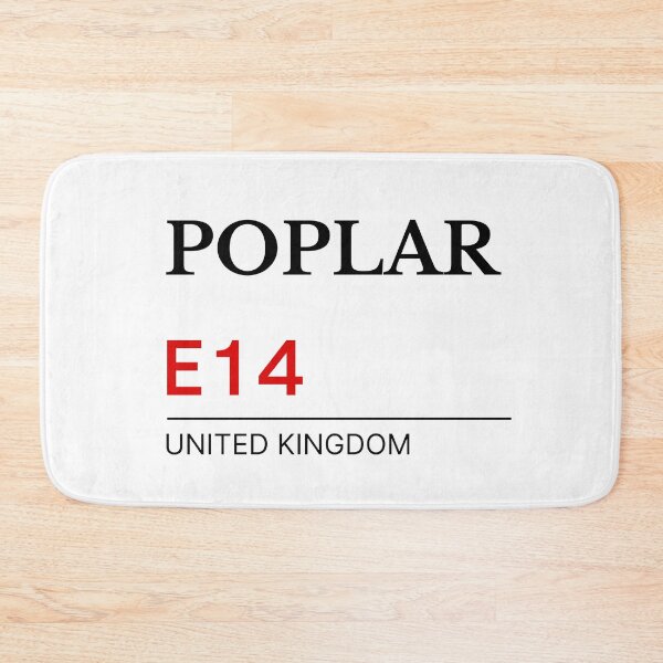 Item preview, Postcode Poplar E14 United Kingdom designed and sold by Yayatachdiyat0.