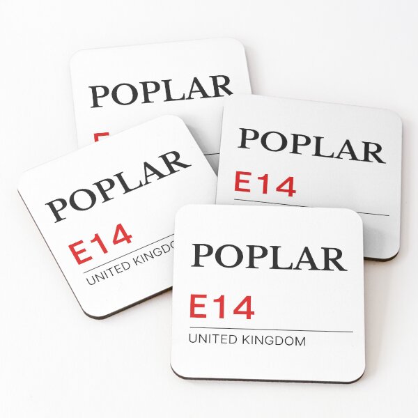 Item preview, Postcode Poplar E14 United Kingdom designed and sold by Yayatachdiyat0.