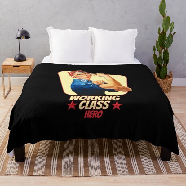 Item preview, WORKING CLASS HERO print for t shirt, sweatshirt, hoodie, kids clothes, pillow, apron, mug, bag, backpack, phone case, clock... designed and sold by Banesse.
