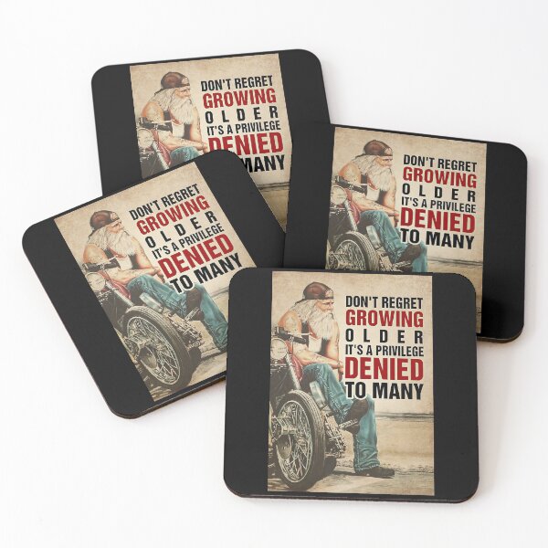Item preview, Don't Regret Growing Older It's A Privilege Denied To Many - Old Man Motorcycles designed and sold by douglasNVD.