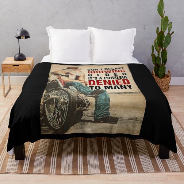 Item preview, Don't Regret Growing Older It's A Privilege Denied To Many - Old Man Motorcycles designed and sold by douglasNVD.