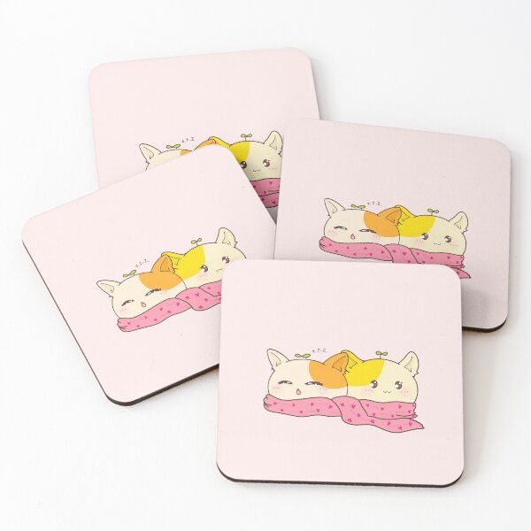 Item preview, Cute orange and yellow chibi cat wraped around scarf designed and sold by Shalu Elysian.