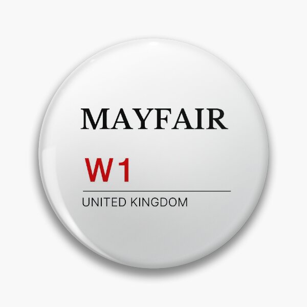 Item preview, Postcode Mayfair W1 United Kingdom designed and sold by Yayatachdiyat0.