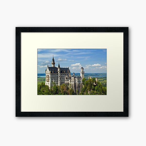 Neuschwanstein Castle, Bavaria, Germany Framed Art Print