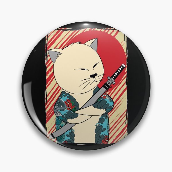 Item preview, Japan Tattoo Cat designed and sold by predatorart93.