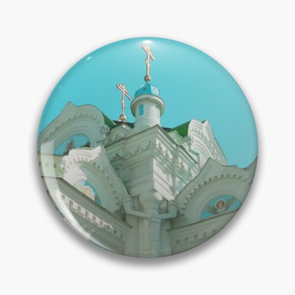 Item preview, Orthodox temple against the background of the blue cloudless sky, architectural decision  designed and sold by helenkaiy.