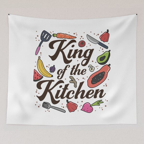 Artikelvorschau, Cooking Lover T-ShirtKing Of The Kitchen - Cooking Chef, Funny Cooking Lovers Gift For Men entworfen und verkauft von GrainneStephen.