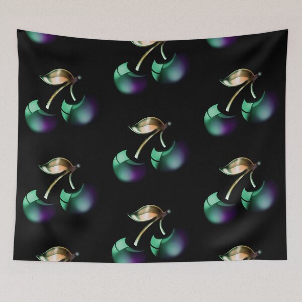 Item preview, Iridescent Green Glossy Cherries designed and sold by GlaDyxies.