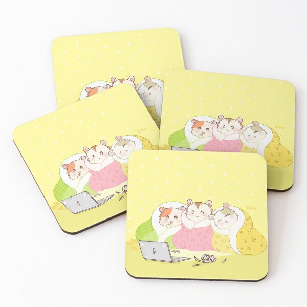 Item preview, Three cute hamsters watching movie together designed and sold by Shalu  Elysian.
