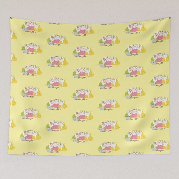 Item preview, Three cute hamsters watching movie together designed and sold by Shalu  Elysian.