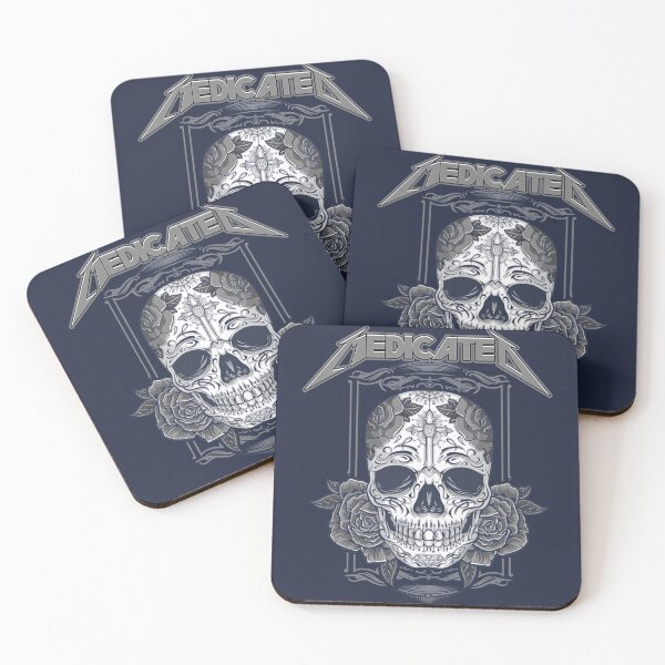 Item preview, Medicated - Retro Metal Band style designed and sold by nihoyo.