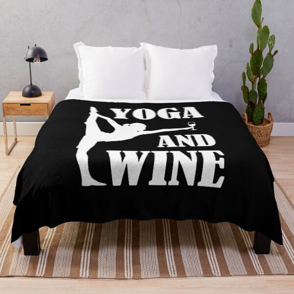Item preview, Yoga And Wine designed and sold by clickmostro.