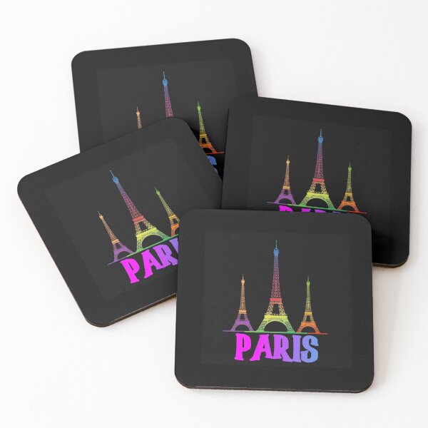 Item preview, COLORFUL EIFFEL TOWER AND PARIS IN GRADIENT ARTLINE PATTERN  designed and sold by samArtline.
