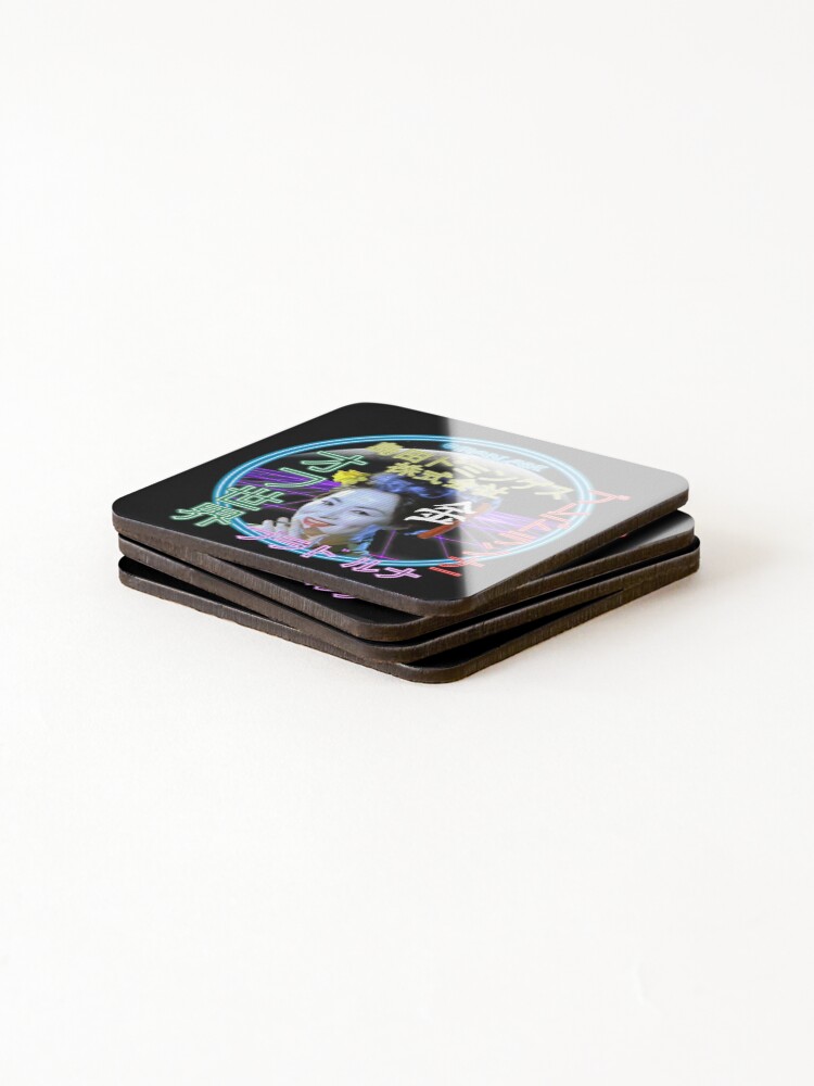 Alternate view of Off-World Blimp Neon Spectacular Original HD Coasters (Set of 4)