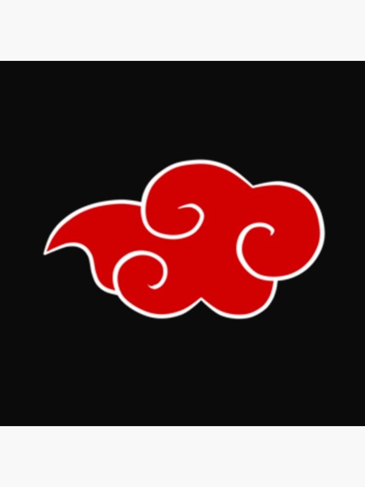 "RED ANIME CLOUD " Poster by sickkick Redbubble