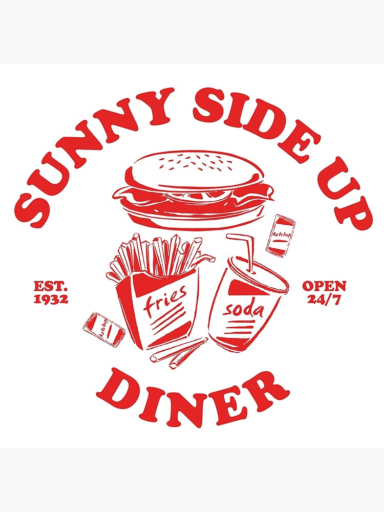 "Sunny Side Up Diner" Poster for Sale by GoodTimeRetro Redbubble