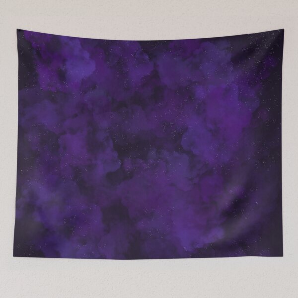 Item preview, Fox fur purple nebula galaxy universe art- nebula galaxy designed and sold by Tanuja  Sharma.