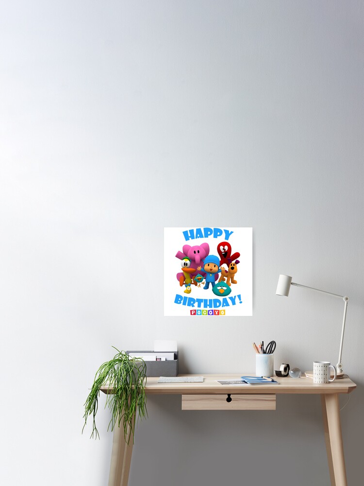 Happy Birthday Boy-Girl-Pocoyo!  Poster for Sale by CharlieStrom
