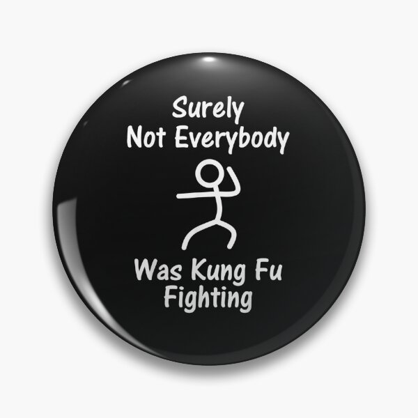 Item preview, Surely Not Everybody Was Kung Fu Fighting Stick Man T-Shirt designed and sold by Tuckey-Virgin.