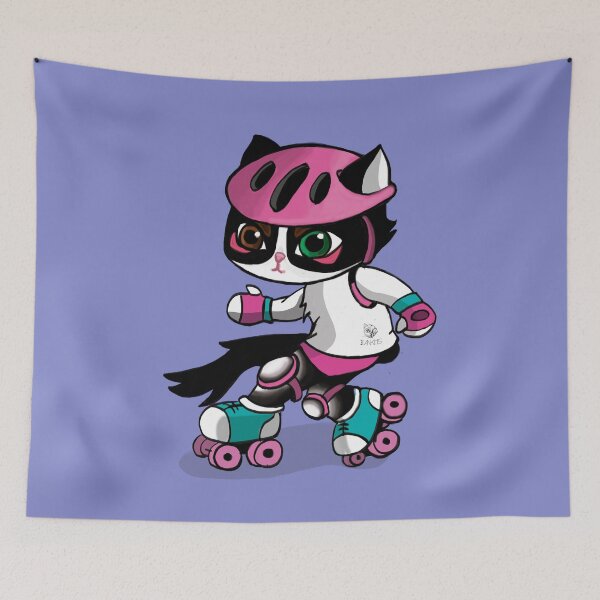 Item preview, Roller skating kitty designed and sold by IIANKHS.
