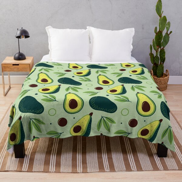 Item preview, Green Healthy Tropical Vegetarian Avocado Pattern designed and sold by ozunu.