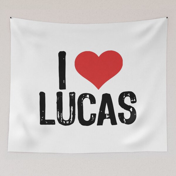 Item preview, I Love Lucas designed and sold by The "I Love Everything" Shop.
