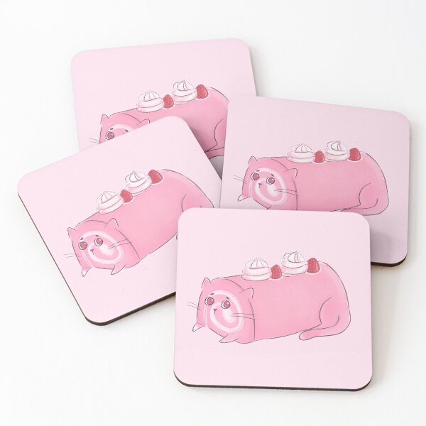 Item preview, Strawberry Roll Cat designed and sold by Sweets-trolley.