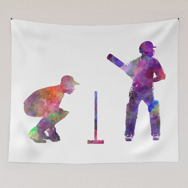 Item preview, Cricket player silhouette designed and sold by paulrommer.
