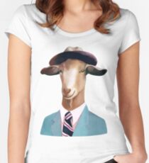 Goat Fitted Scoop T-Shirt
