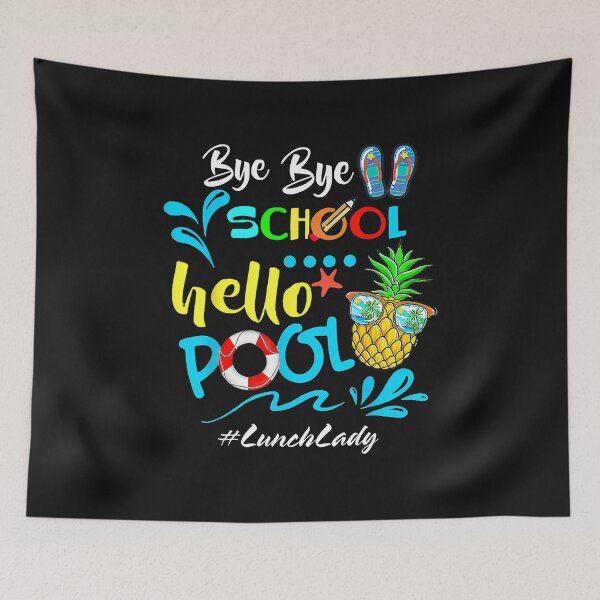 Item preview, Bye Bye School Hello Pool Lunch Lady Squad Teacher off duty  designed and sold by CharlieStrom.