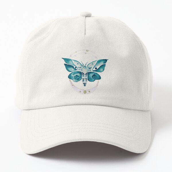 Item preview, Watercolor lunar turquoise crystal moth  designed and sold by Isabelle-T.