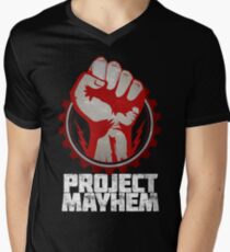 Fight Club Project Mayhem Design Men's V-Neck T-Shirt