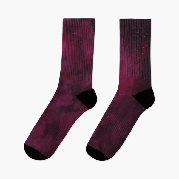 Item preview, Fox fur burgundy nebula galaxy universe art- nebula galaxy designed and sold by Tanuja Sharma.