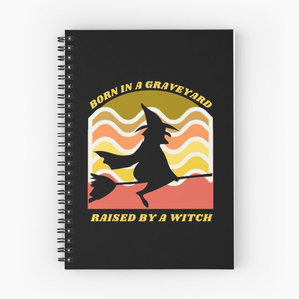 Item preview, Born In A Graveyard Raised By A Witch Funny Halloween designed and sold by mirzadesign.
