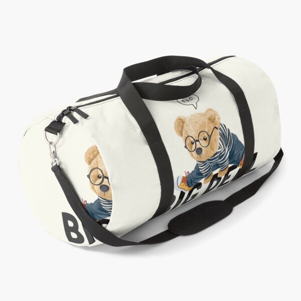Item preview, Cute Bear Toy Glasses Jumping Big Deal Slogan designed and sold by Peekonet.