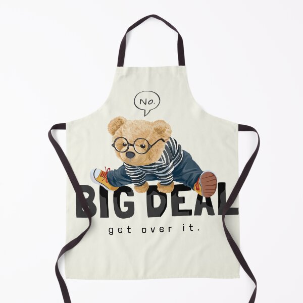 Item preview, Cute Bear Toy Glasses Jumping Big Deal Slogan designed and sold by Peekonet.