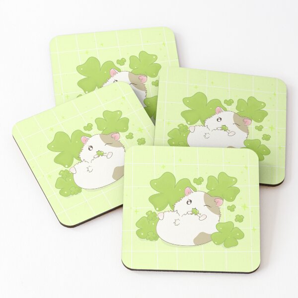 Item preview, Kawaii hamster biting a leaf designed and sold by Shalu  Elysian.