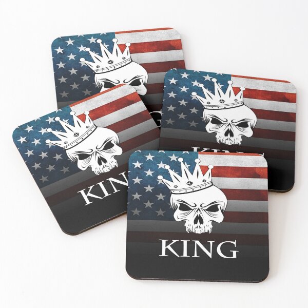 Item preview, American flag skull king designed and sold by Toc-Pac.