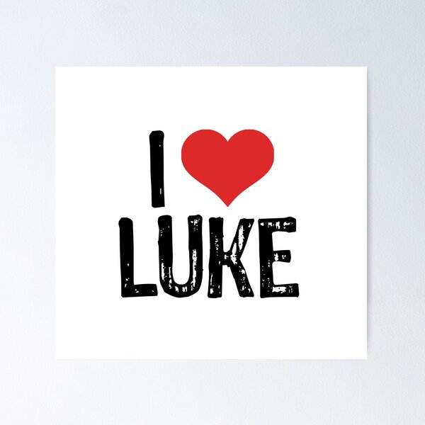 Item preview, I Love Luke designed and sold by The "I Love Everything" Shop.
