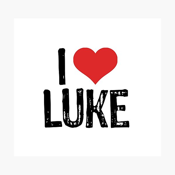Item preview, I Love Luke designed and sold by The "I Love Everything" Shop.