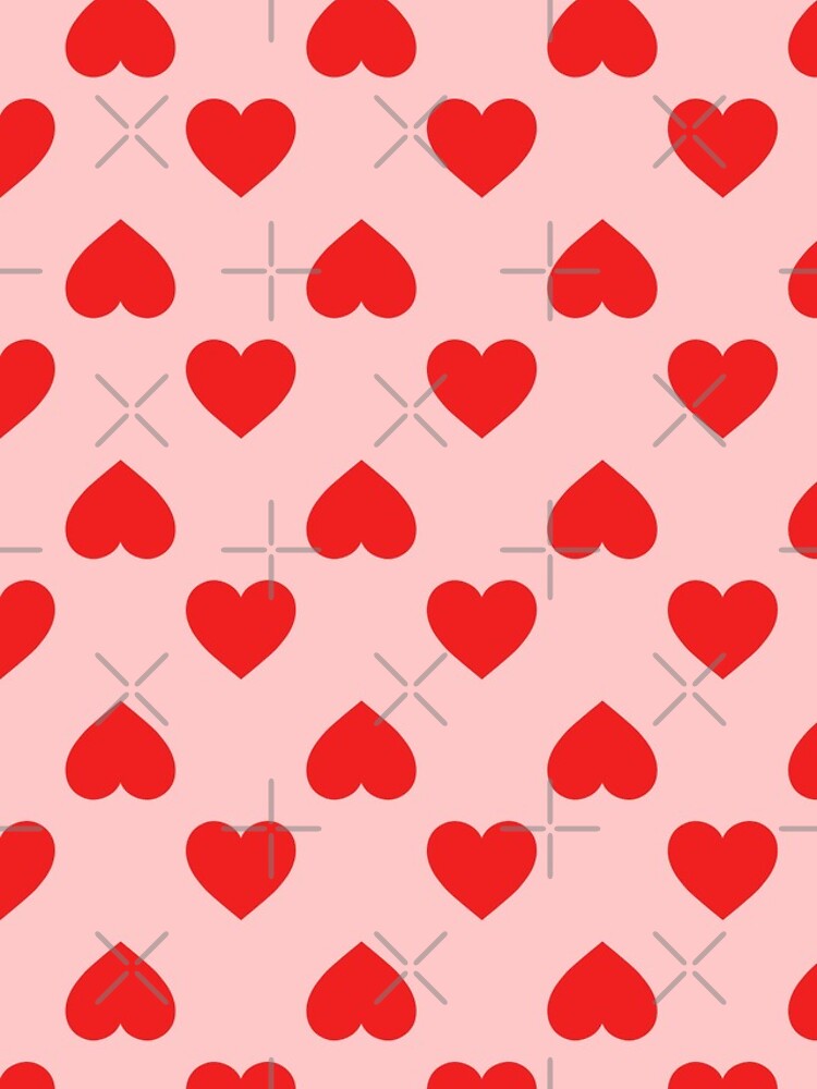 Thumbnail 5 of 5, iPhone Case, Red Heart Pattern designed and sold by simonsheart.
