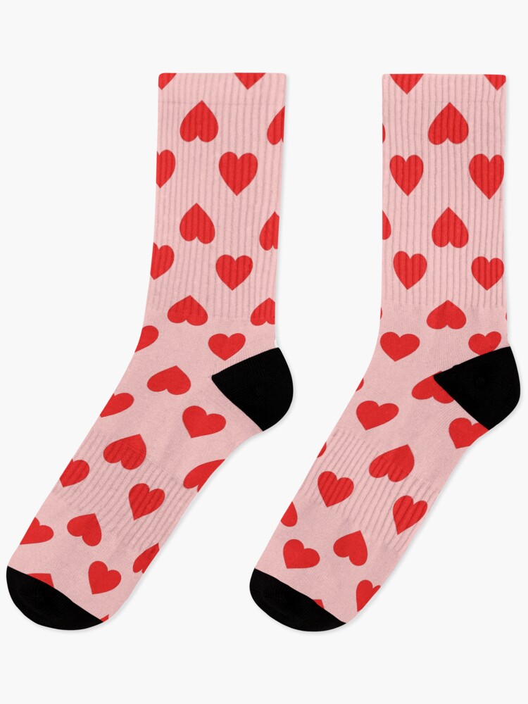Thumbnail 1 of 5, Socks, Red Heart Pattern designed and sold by simonsheart.