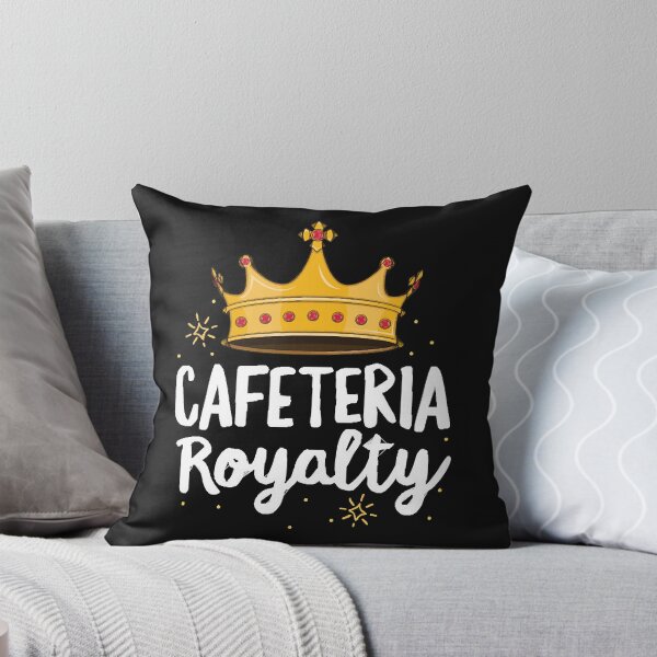 Item preview, Cafeteria Royalty Lunch Lady T-Shirt Royal Crown School Mom  designed and sold by CharlieStrom.