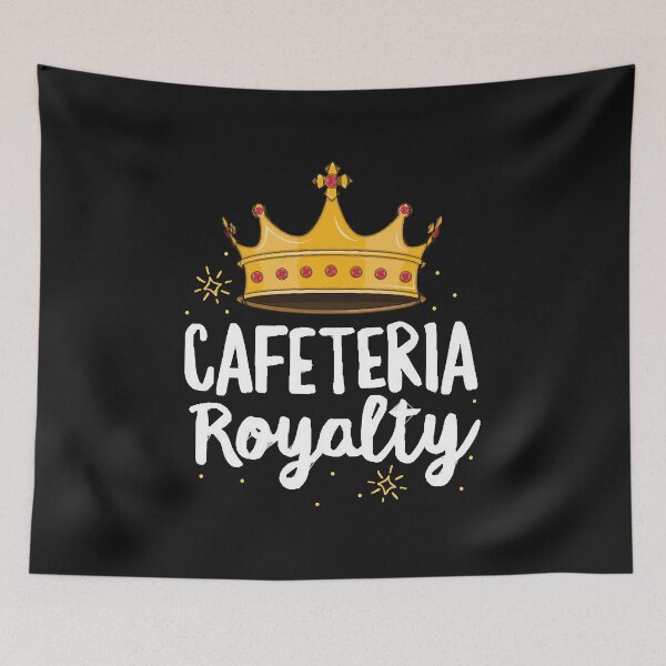 Item preview, Cafeteria Royalty Lunch Lady T-Shirt Royal Crown School Mom  designed and sold by CharlieStrom.