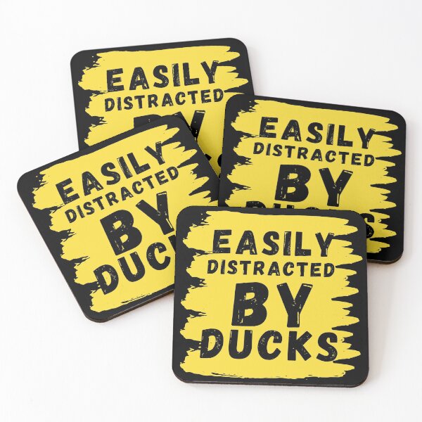 Item preview, Easily Distracted By Ducks Pet Lovers designed and sold by mirzadesign.