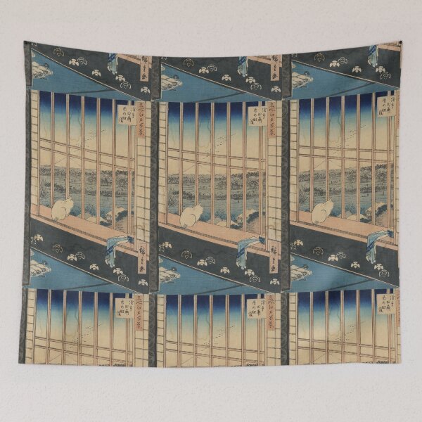 Item preview, Asakusa ricefields and Torinomachi Festival - Hiroshige Ando - 1857 designed and sold by CrankyOldDude.