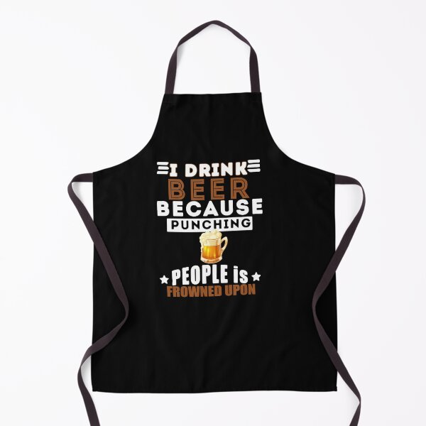 Item preview, I Drink Because Punching People Is Frowned Upon  designed and sold by clickmostro.