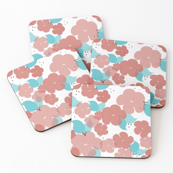 Artikelvorschau, Hübsche rosa und blaue Blumenblüten. entworfen und verkauft von LaBellCreative.