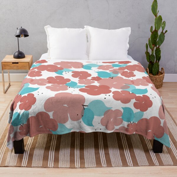 Artikelvorschau, Hübsche rosa und blaue Blumenblüten. entworfen und verkauft von LaBellCreative.